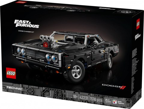 Klocki technic 42231 samochód fast and furious dodge charger r/t