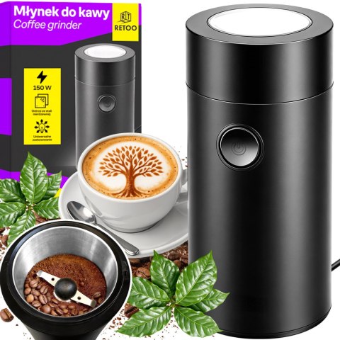Mocny młynek elektryczny do mielenia kawy cukru orzechów zboża grinder 150w - er1020