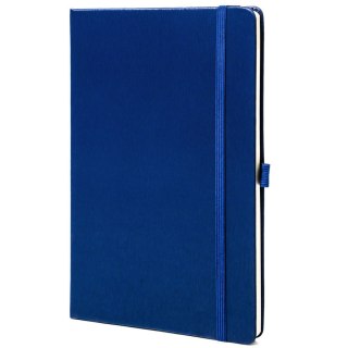 Granatowy notes w formacie A5 zadrukowany w linie - Peterson