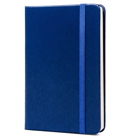 Granatowy notes w formacie A6 zadrukowany w linie - Peterson
