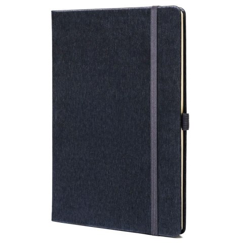 Notes w formacie A5 w szarym kolorze zadrukowany w linie - Peterson