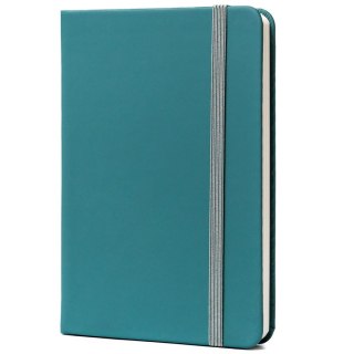 Notes w formacie A6 w zielonym kolorze zadrukowany w linie - Peterson