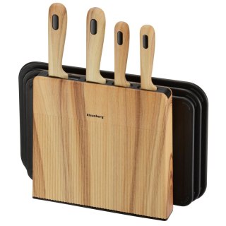 Zestaw noży kuchennych, 3 deski + stojak, klausberg kb-9037