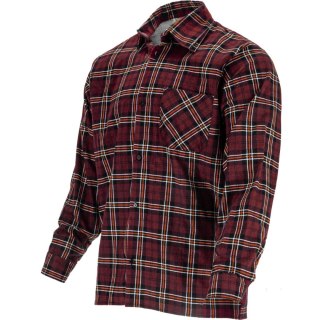 Koszula flanelowa krata bordo., 170g/m2, "3xl", ce, lahti