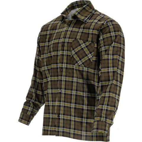 Koszula flanelowa krata zielona, 170g/m2, "xl", ce, lahti