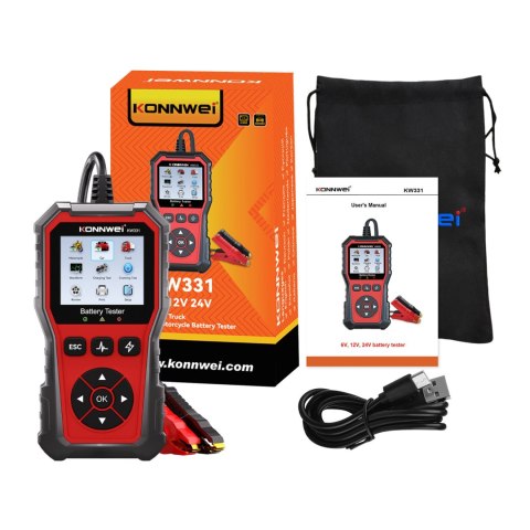 Miernik, tester baterii Konnwei KW331