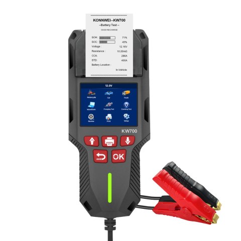 Miernik, tester baterii Konnwei KW700
