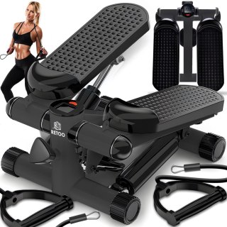 Stepper steper prosty z linkami do ćwiczeń regulacja fitness licznik lcd - s242-1