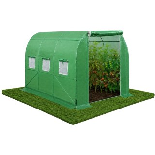 Tunel Ogrodowy Foliowy Szklarnia Na Warzywa Okna Zielony UV 3,5x2x2M 7M?