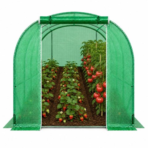 Tunel Ogrodowy Foliowy Szklarnia Na Warzywa Okna Zielony UV 3,5x2x2M 7M?