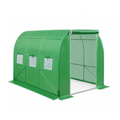 Tunel Ogrodowy Foliowy Szklarnia Na Warzywa Okna Zielony UV 3,5x2x2M 7M?