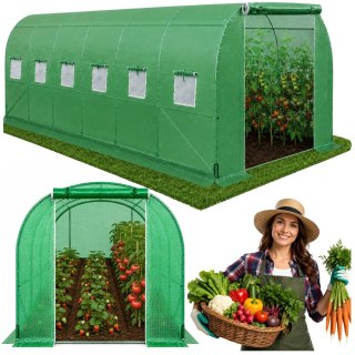 Tunel Ogrodowy Foliowy Szklarnia Na Warzywa PRO Stelaż 25MM 8x3x2M 24M?