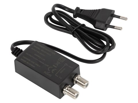 17-806# Zasilacz antenowy blow impulsowy z gniazdem f 450ma