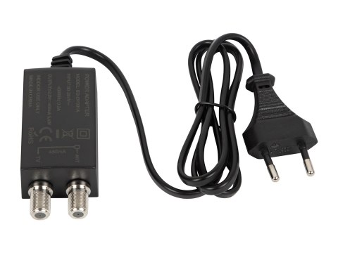 17-806# Zasilacz antenowy blow impulsowy z gniazdem f 450ma