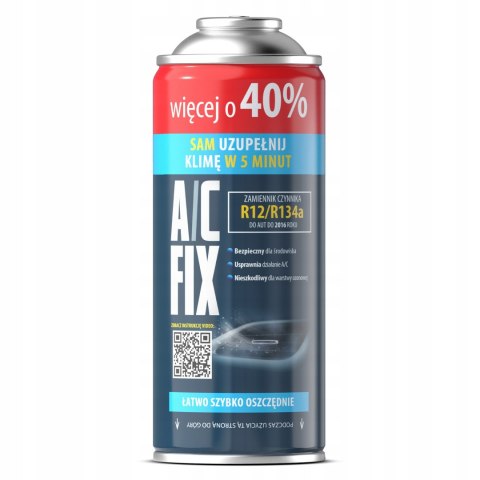 52-328# Czynnik gaz do klimatyzacji r12 r134a 235g ac fix