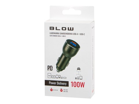 75-696# Ładowarka samochodowa gniazdo 2x usb-a+usb-c 100w g100w