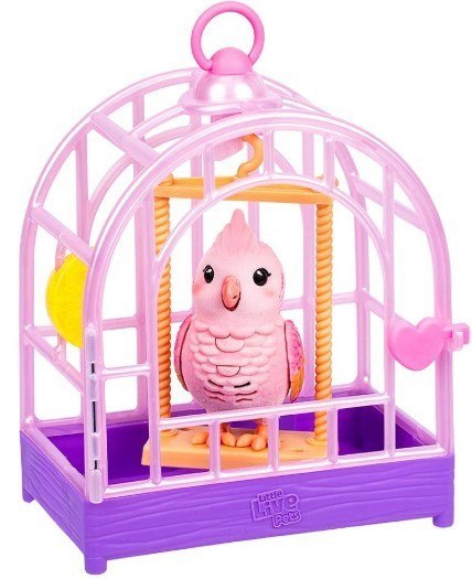 Figurka interaktywna little live pets - mój prawdziwy ptaszek różowy