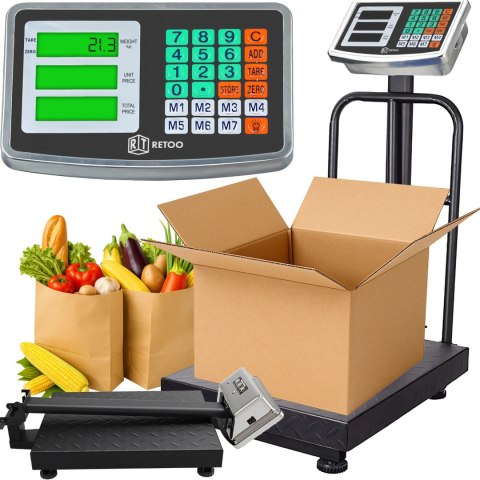Kontener waga magazynowa elektroniczna sklepowa platformowa 150 kg dokładna towarowa - er1256