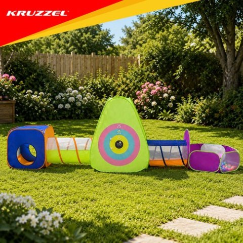 Namiot dla dzieci z tunelami 5w1 Kruzzel