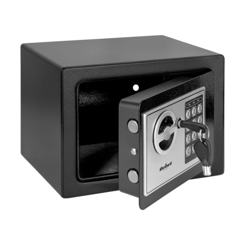 Sejf domowy elektroniczny na kod PIN i klucz - sejf na pieniądze i dokumenty Rebel RB-7000