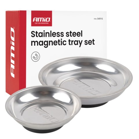 Zestaw misek magnetycznych ze stali nierdzewnej 110mm 150mm amio-04916