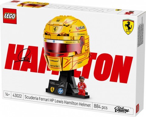 Klocki editions 43022 kask lewis hamilton scuderia ferrari hp