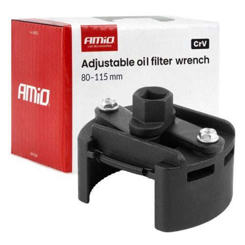 Klucz do filtra oleju nastawny 80?115 mm crv amio-04955