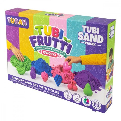 Piasek sensoryczny - zestaw tubi frutti
