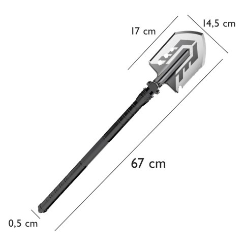 Saperka wielofunkycja składana wojskowa survival multitool polowa noż 6w1 - or1174