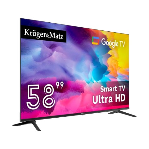 Telewizor Kruger&Matz 58" UHD smart DVB-T2/S2 H.265 Hevc