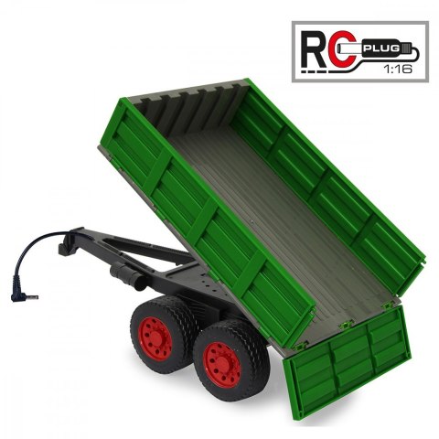Zestaw traktor fendt 1050 rc 1:16 ze zdalnie sterowaną przyczepą jamara