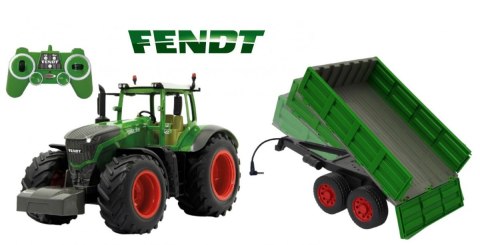 Zestaw traktor fendt 1050 rc 1:16 ze zdalnie sterowaną przyczepą jamara
