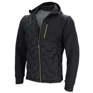 Bluza męska z kapturem, pikowana, ocieplana, rozm l