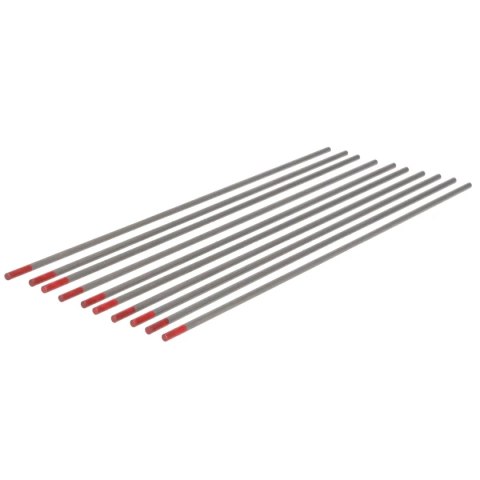 Elektroda wolframowa tig czerwona 2.0x175mm,10szt w etui