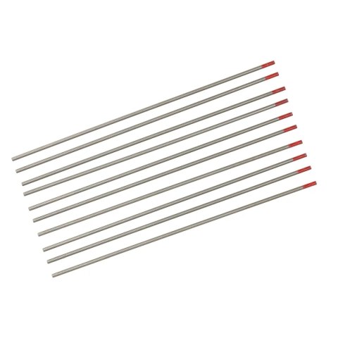 Elektroda wolframowa tig czerwona 2.0x175mm,10szt w etui