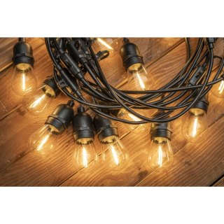 Girlanda ogrodowa 10m, 20 żarówek led, 220v