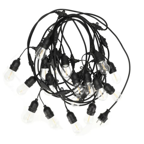 Girlanda ogrodowa 20m, 20 żarówek led, 220v