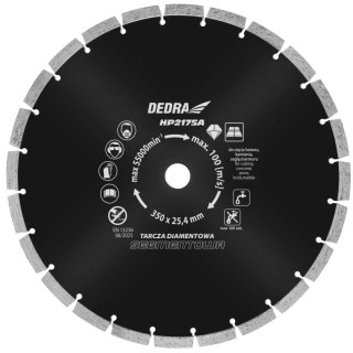 Tarcza diamentowa do betonu 100m/s 350x25,4mm