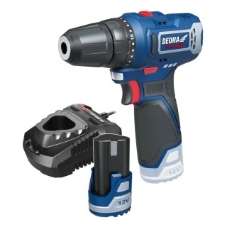 Zestaw 12v ded7330wiert-wkręt+ded7302ładowarka+ded7320 2,0ah