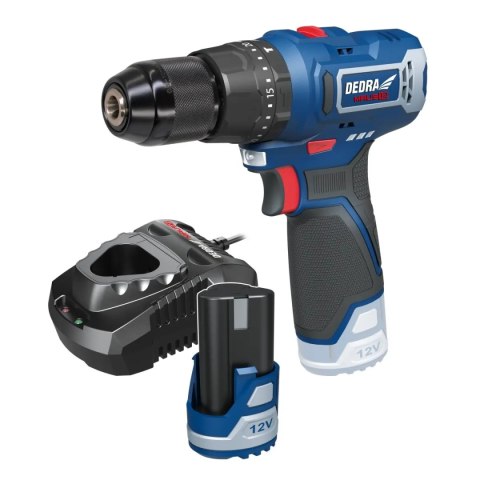 Zestaw 12v ded7331wiert-wkręt+ded7302ładowarka+ded7320 2,0ah