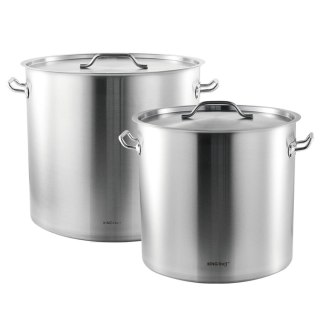 Zestaw 2 garnków gastronomicznych kinghoff kh-2050 50 l + 98 l