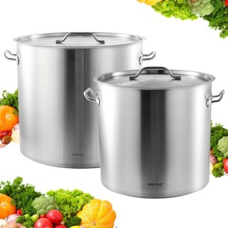 Zestaw 2 garnków gastronomicznych kinghoff kh-2050 50 l + 98 l