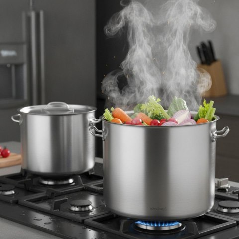 Zestaw 2 garnków gastronomicznych kinghoff kh-2050 50 l + 98 l