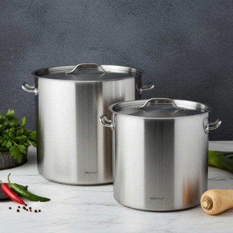 Zestaw 2 garnków gastronomicznych kinghoff kh-2050 50 l + 98 l