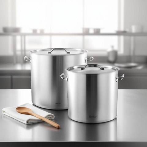 Zestaw 2 garnków gastronomicznych kinghoff kh-2050 50 l + 98 l