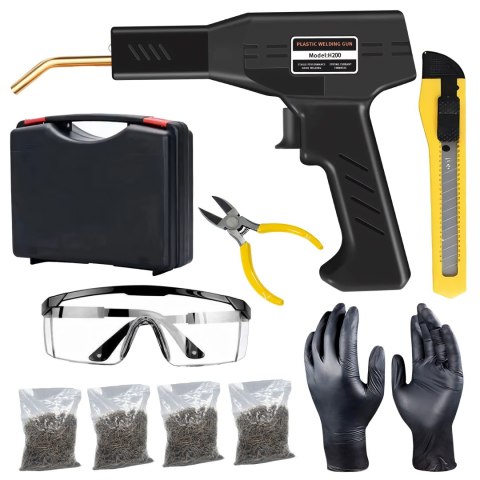 Zszywarka zgrzewarka plastiku spawarka tworzyw lutownica 50w + 800 zszywek er1137
