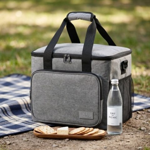 AD 4541 Torba termiczna 20 l, izolowana pianką 5 mm, kieszenie zewnętrzne, zamek