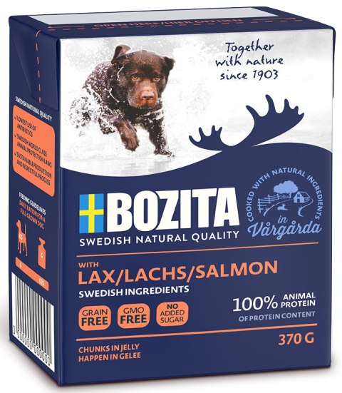 BOZITA Dog Łosoś W Galarecie 370g