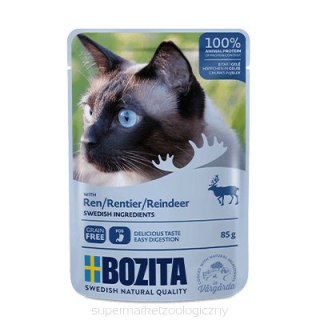 Bozita Kawałki W Galaretce Z Reniferem Dla Kota 85 g.
