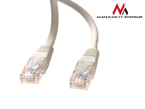MCTV-650 Przewód, kabel patchcord UTP 5e wtyk-wtyk 20 m szary Maclean